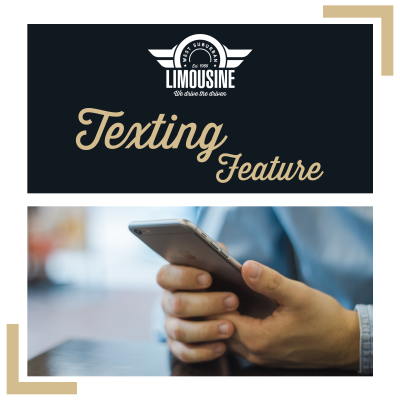 Texting Between Client and Private Car Chauffeur at West Suburban Limousine