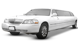 2012 White Lincoln Town Car Stretch