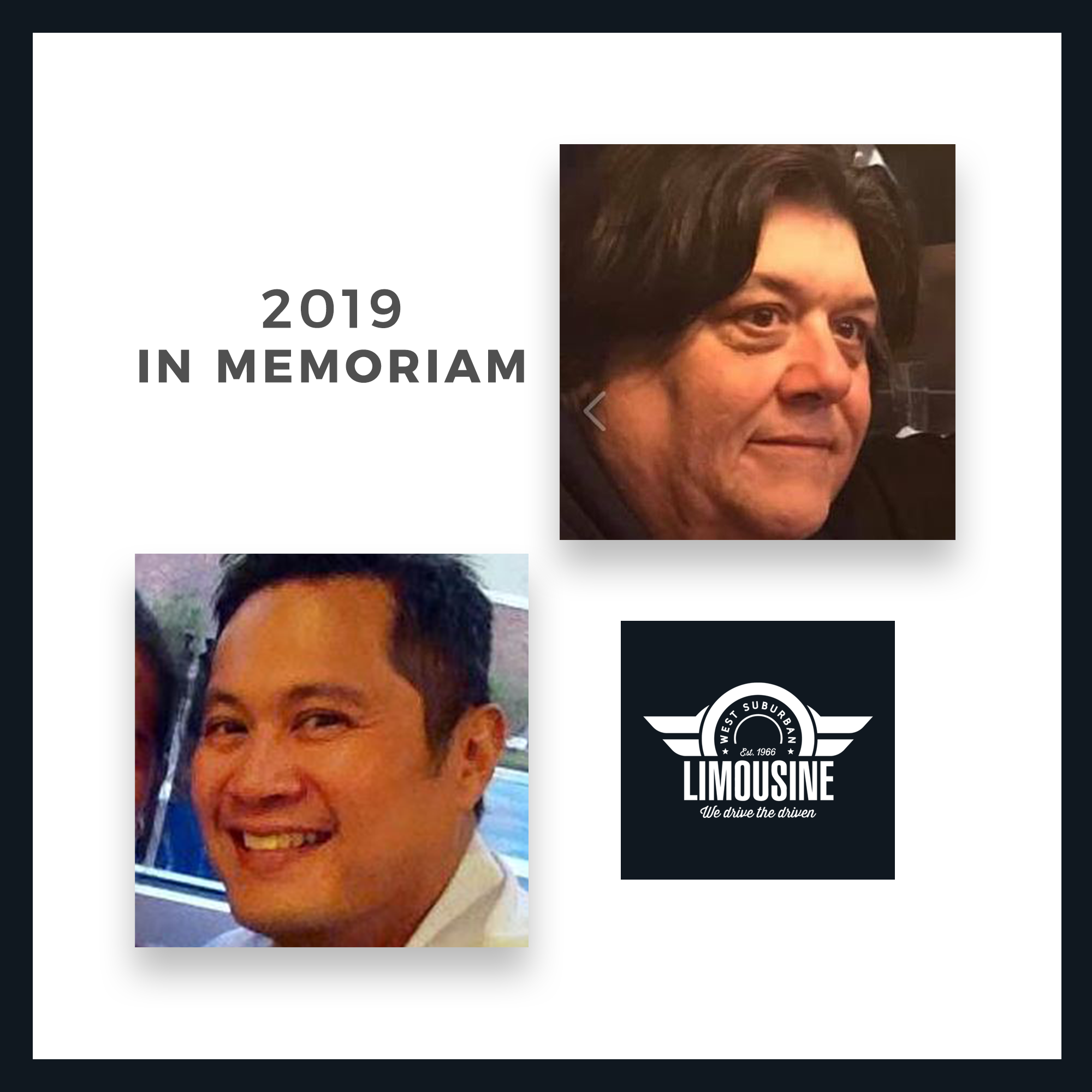 In Memory of Peter Stoeberl and John Paraoan