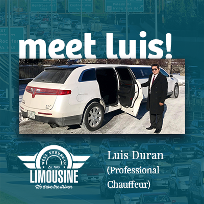 Private Limo Driver Luis Duran from West Suburban Limousine
